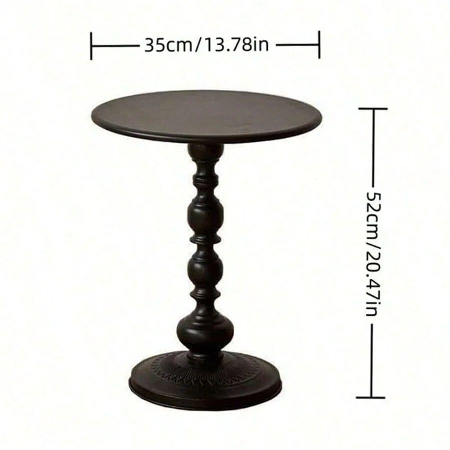 Nordic Coffee Table Sofa Side Table Vintage Metal Corner Round Table Bedside Reading Desk Furniture Living Room Decoration